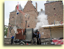 gerookte paling op markt, braderie, tuinfeest, bedrijfsfeest etc.